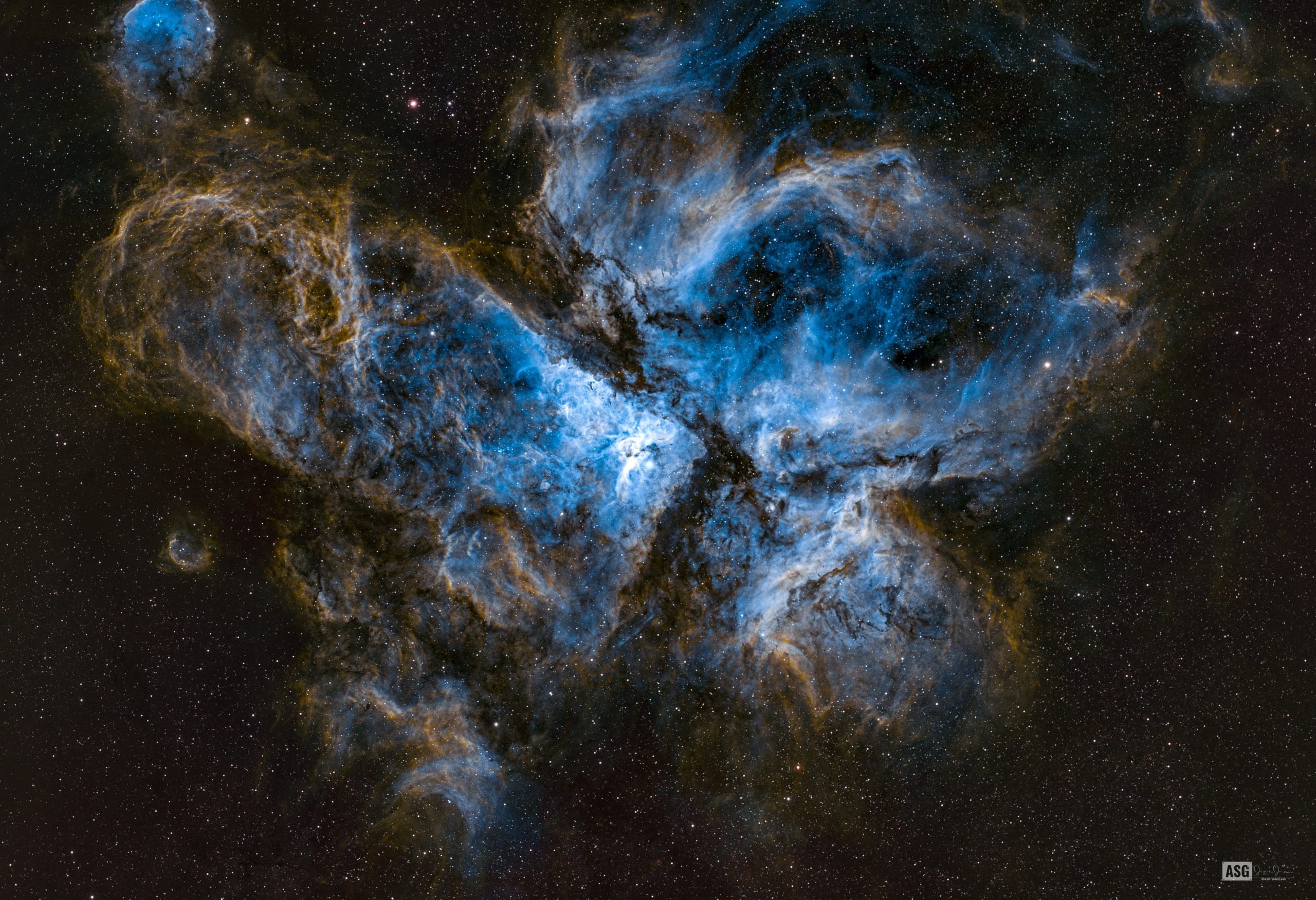NGC 3372 The Carina Nebula - ASG Astronomy