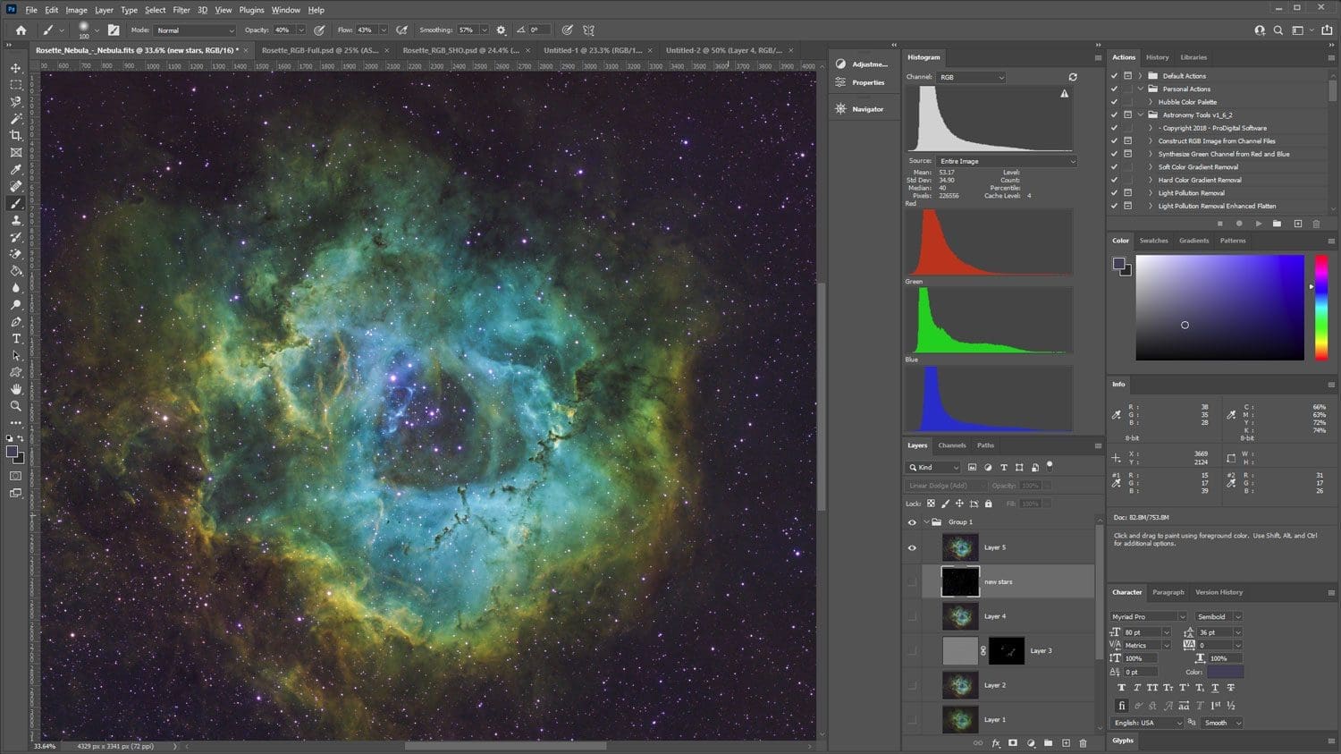 Narrow Imagegery Processing Guide for Narrowband Imaging - ASG Astronomy
